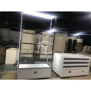 Wholesale MDF Handbag Store Display Stand 8mm Tempered Glass Bag Shop Decoration from china suppliers