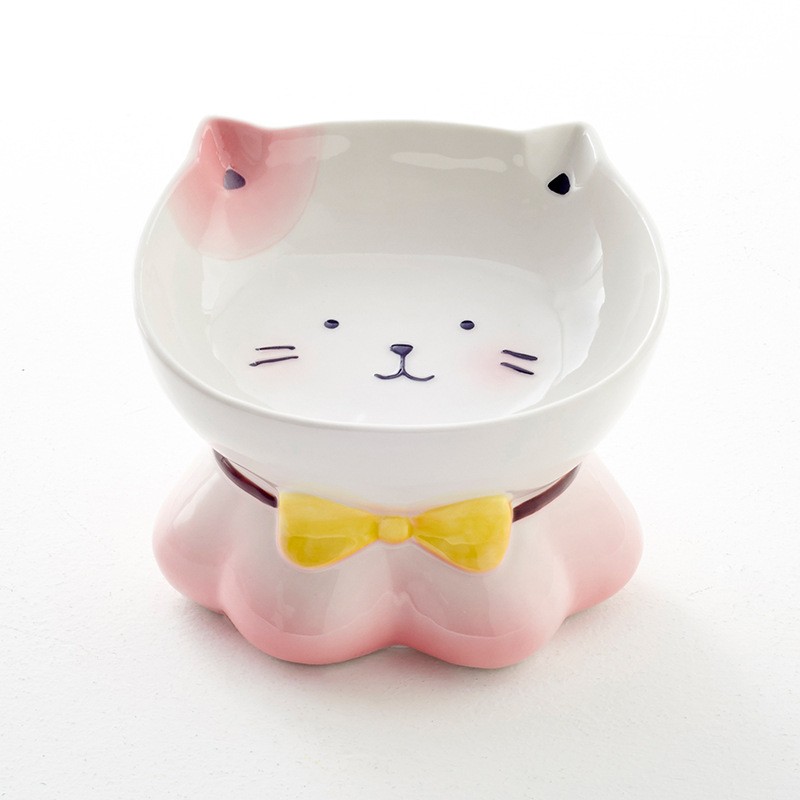 Customized Ceramic Pet Bowl Feeders For Small Animal Food Water Sustainable
