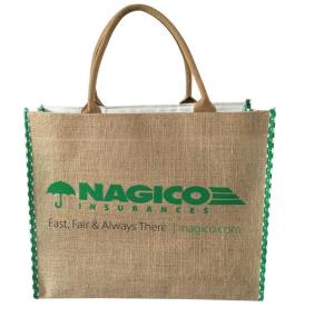 Wholesale Eco Friendly Jute Tote Bags For Grocery Shopping OEM ODM Acceptable from china suppliers