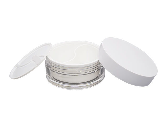 50g+50g Customized Color And Customized Logo 2 Parts Cream Jar Cosmeic Packaging Face Cream Container UKC35