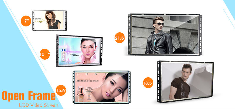 10 Inch Full HD LCD Screen Open Framed With 1280x720 Clear Image Quality