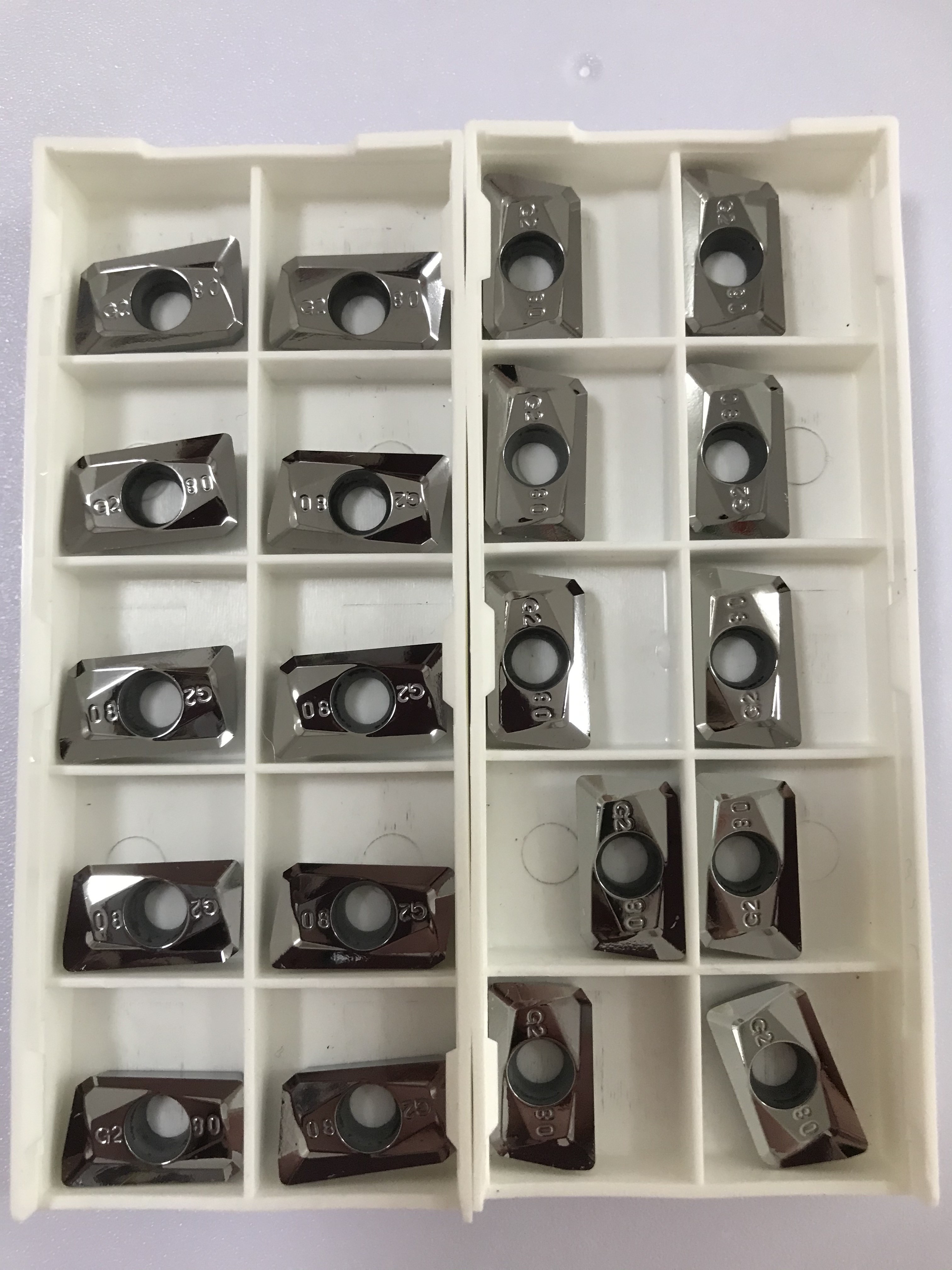 CNC Apkt1604 Carbide Inserts , Polished Insert For Aluminum