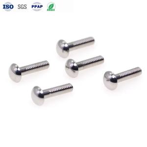 Wholesale M4 Mirror Screw Stainless Steel Decorative Screws Mushroom Head Slotless Machine Tooth from china suppliers