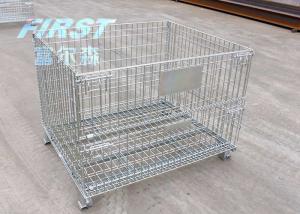 Wholesale Workshop Transportation Movable 6.4mm Steel Q235 Metal Storage Cage from china suppliers