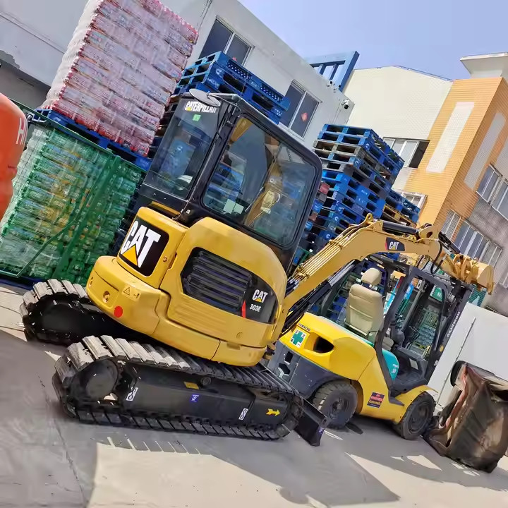 Secondhand Mini Original Engine Caterpillar 303E Used CAT 3ton Excavators Diggers