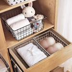 Small Stainless Steel Wire Mesh Basket Galvanized 14cm*20cm*30cm