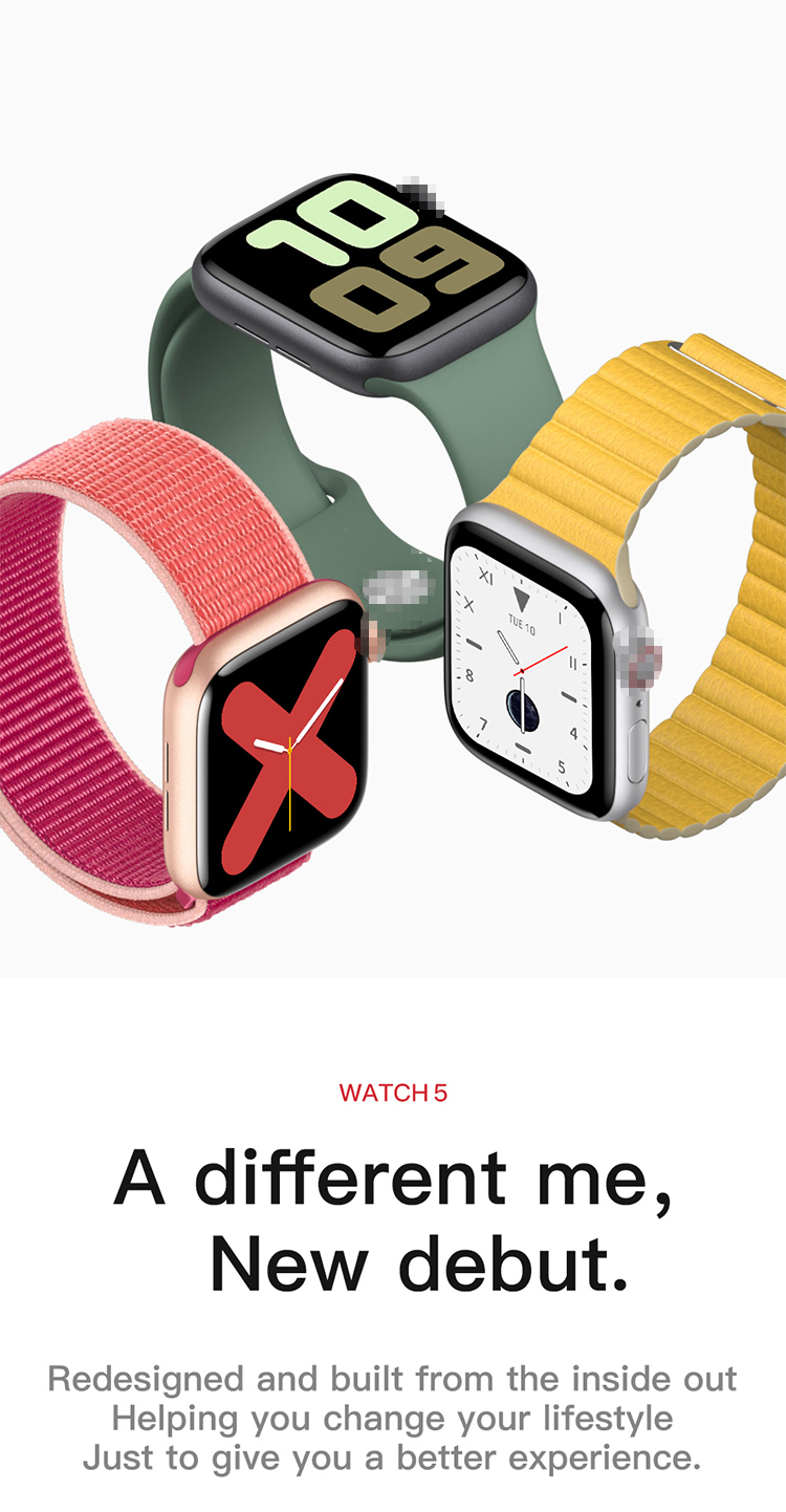 2.5D Screen Touch IP68 Waterproof Smartwatch Ram 1.54 inch 230mA