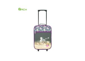 Wholesale 300D Printing Kids Travel Luggage with material handles at the top from china suppliers