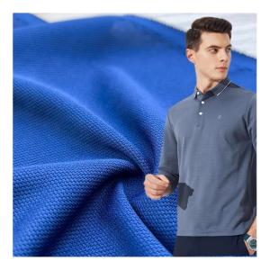 Wholesale Customized Color Knitted Pique Fabric For Breathable POLO Shirts And T-Shirts from china suppliers
