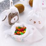 Happy Easter Disposable Plastic Candy Cello Bag Clear Packaging Easter Bunny