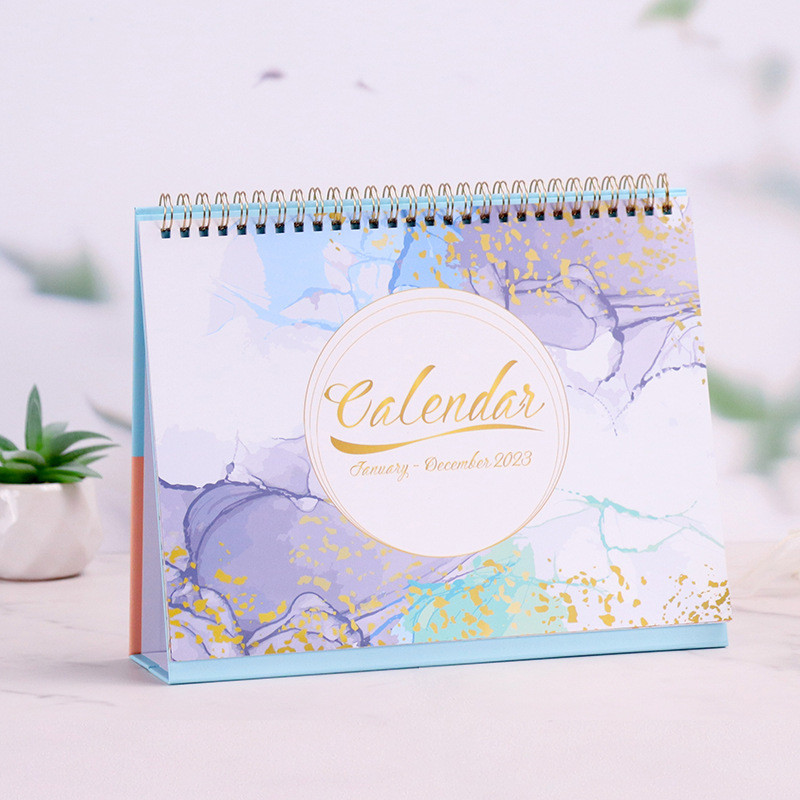 12 Photos Custom Wall Calendar in Retangle Shape for Holiday / Seasonal Theme Promotion