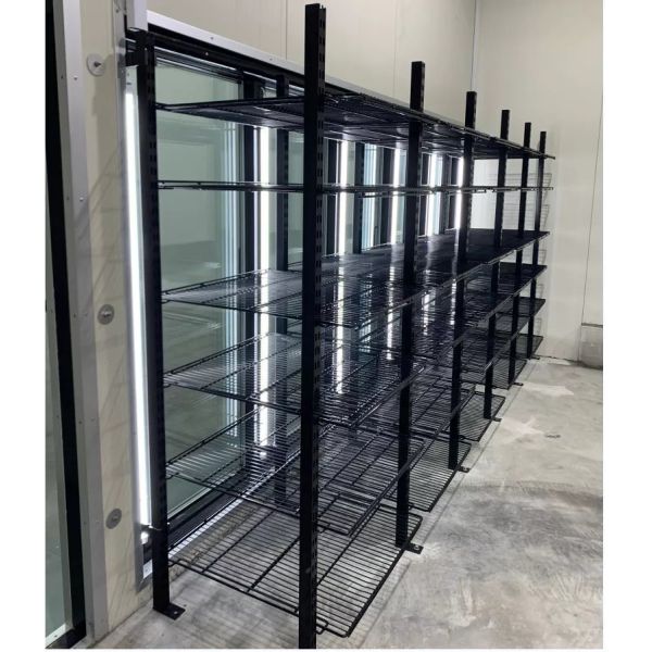 Customized Request for Silver Glass Door Walk in Cooler Commercial Display Refrigerator