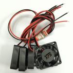 30*30*07mm 5V/12V DC Black Plastic Brushless Cooling Fan DC3007