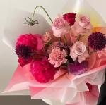 Gradient color candy, glass waterproof plastic, flower wrapping paper, bouquet