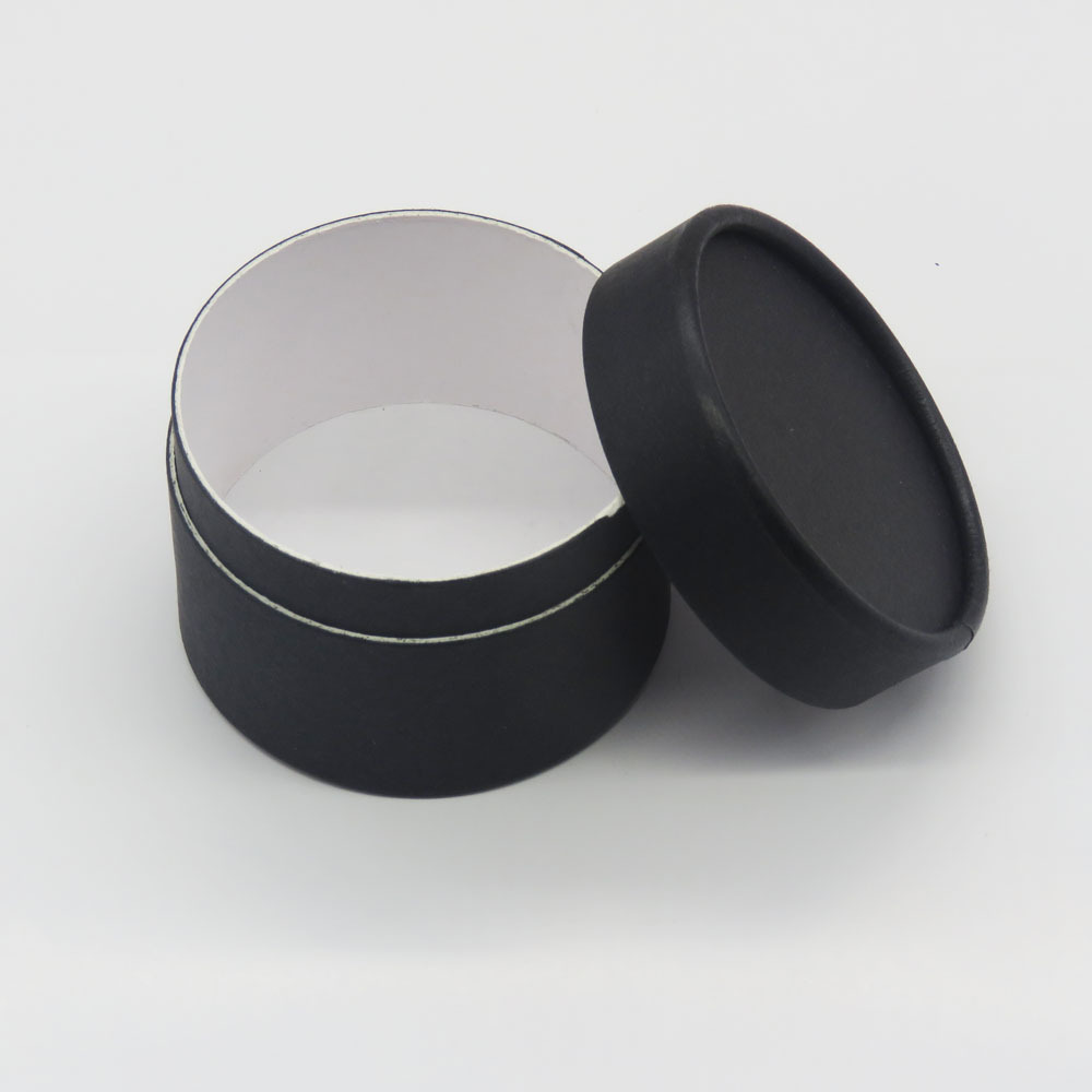 Oval Luxury Kraft Paper Cylinder Tube Box Packaging For Loose Tea with UV Coating