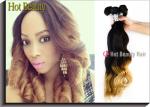Ombre Colored Human Hair Bundles Body Wave Two Tone Color No Synthetic Hair