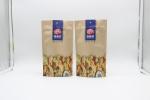 100g 500g 1000g Kraft Paper ziplockk Bags Recyclable SGS FDA Certified