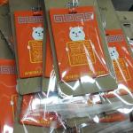 Fashionable Orange Silicone Luggage Tags / Travel Hotel Tags For Advertisement