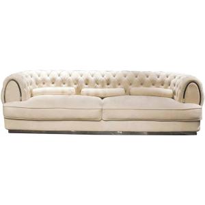 Wholesale Modern Decoration Italian Luxury Living Room Furniture Sets Customized Postmodern Chesterfield Sofa from china suppliers