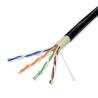 Buy cheap Outdoor UTP Bulk CAT5E Cable 4 Pair Twisted Pass Fluke Test double Sheath PVC+PE from wholesalers