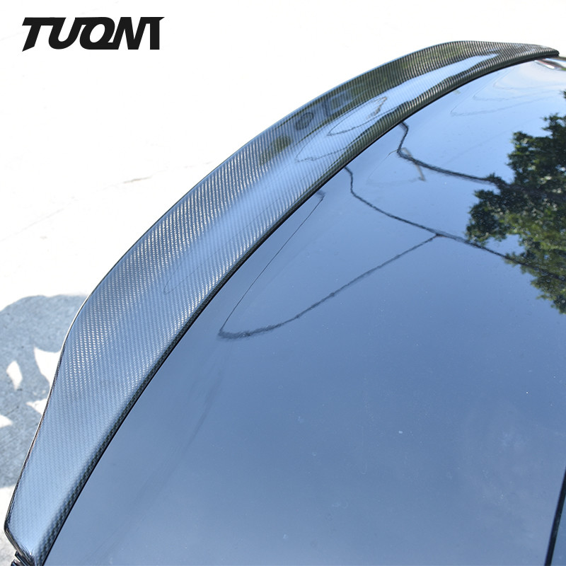Single Deck Carbon Fiber Auto Spoiler Rear Trunk Wing Car Spoilers For Audi A3 S3 Sedan