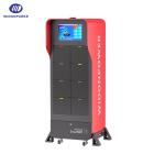Red 5000 Cycles Swappable Battery Motorcycle 8 Slots Electric Bike Battery Swap