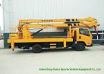 JMC Knuckle Boom Truck Mounted Aerial Work Platform , 18 Meter Bucket Lift Truck