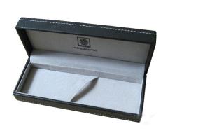 Wholesale Elegant PU leather empty gift pens with pen cases from china suppliers