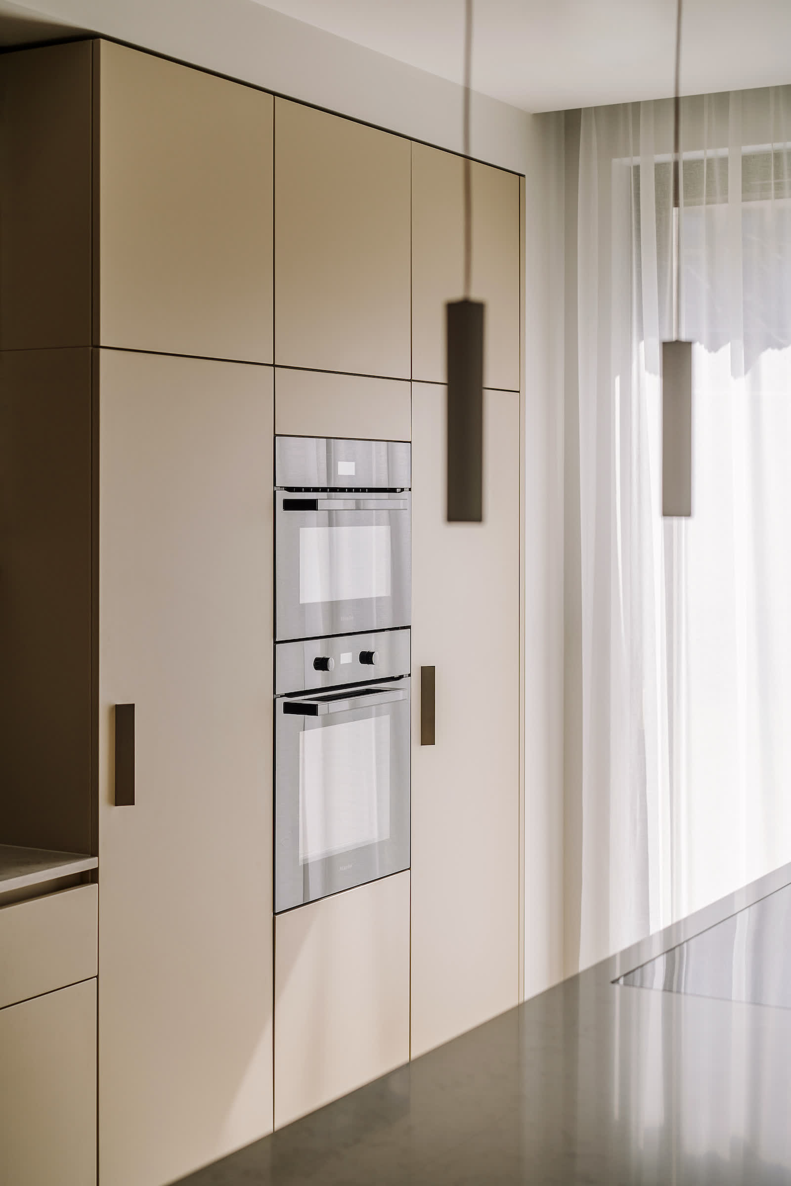 Smart Kitchen Cabinet Mdf Melamine Laminate Eb Board 18mm Waterproof Kitchen Cabinet