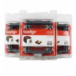Badgy100/200 Card Printer Evolis CBGR0100C YMCKO Ribbon for Professional and