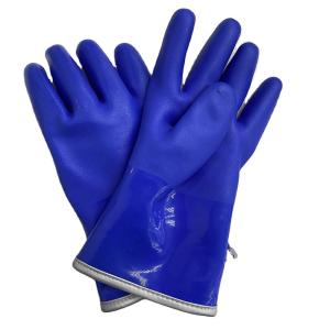 Wholesale Acrylic Fleece Insulated Chemical Pvc Coated Work Gloves Anti Acid Alkali from china suppliers