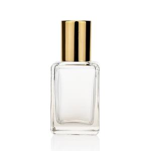 Wholesale Square Foundation Lotion Glass Bottle F133 Clear Cosmetic Packaging 30ml from china suppliers