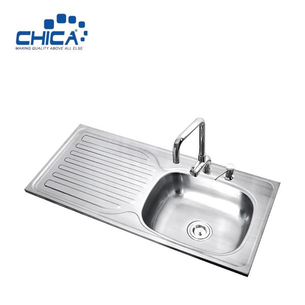 Stainless Steel Kitchen Sink Single Bowl Kitchen Sink Topmount Kitchen Sink With