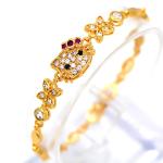 Classic 18K Gold Plated Cubic zirconia Bracelet & bangles factory wholesale high