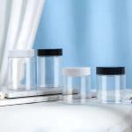 500ml Recycled Clear Plastic Cosmetic Jar For Body Scrub