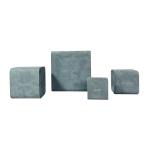 High End Blue Microfiber Luxury Jewelry Packaging Boxes Opaque Square Watch Gift