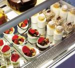 Stainless Steel 768W Dessert Display Fridge , Multipurpose Cake Showcase