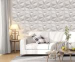 3D Relief Height 22mm High Gloss Peel and Stick PVC Wall Art Panel for Sofa
