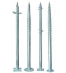 DIN 2605 3m Steel Ground Screw Pole Anchor For Solar Panel Mounting