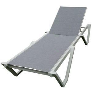 Wholesale Outdoor Furniture Garden Hotel Sun Lounger with Folded Design and Armrest Support from china suppliers