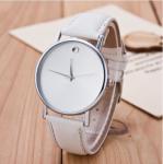 Custom Simple Design Geneva Fashion PU Leather Watch Strap Ladies watches
