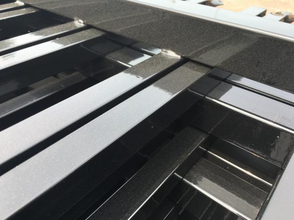 Interpon powder coated Crimped Spear Garrison Tubular Fence Panels 2100mm Height