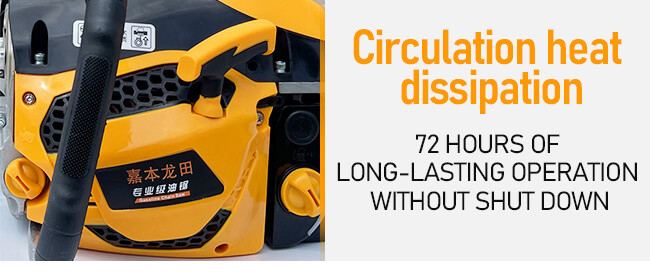 Single Cylinder 2.3KW Gasoline Chainsaw 58CC 2 Stroke Chainsaw 5800