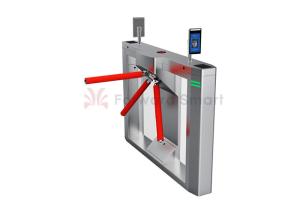 Wholesale Subway Station Waist High Fingerprint Access Control Turnstile from china suppliers