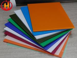 Wholesale Impact Resistant Colored Pp Corrugated Sheet Smooth from china suppliers
