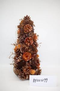 Wholesale Christmas Decor Table Ornaments Pinecone Tree Wooden Christmas Tree Decorations For Home from china suppliers