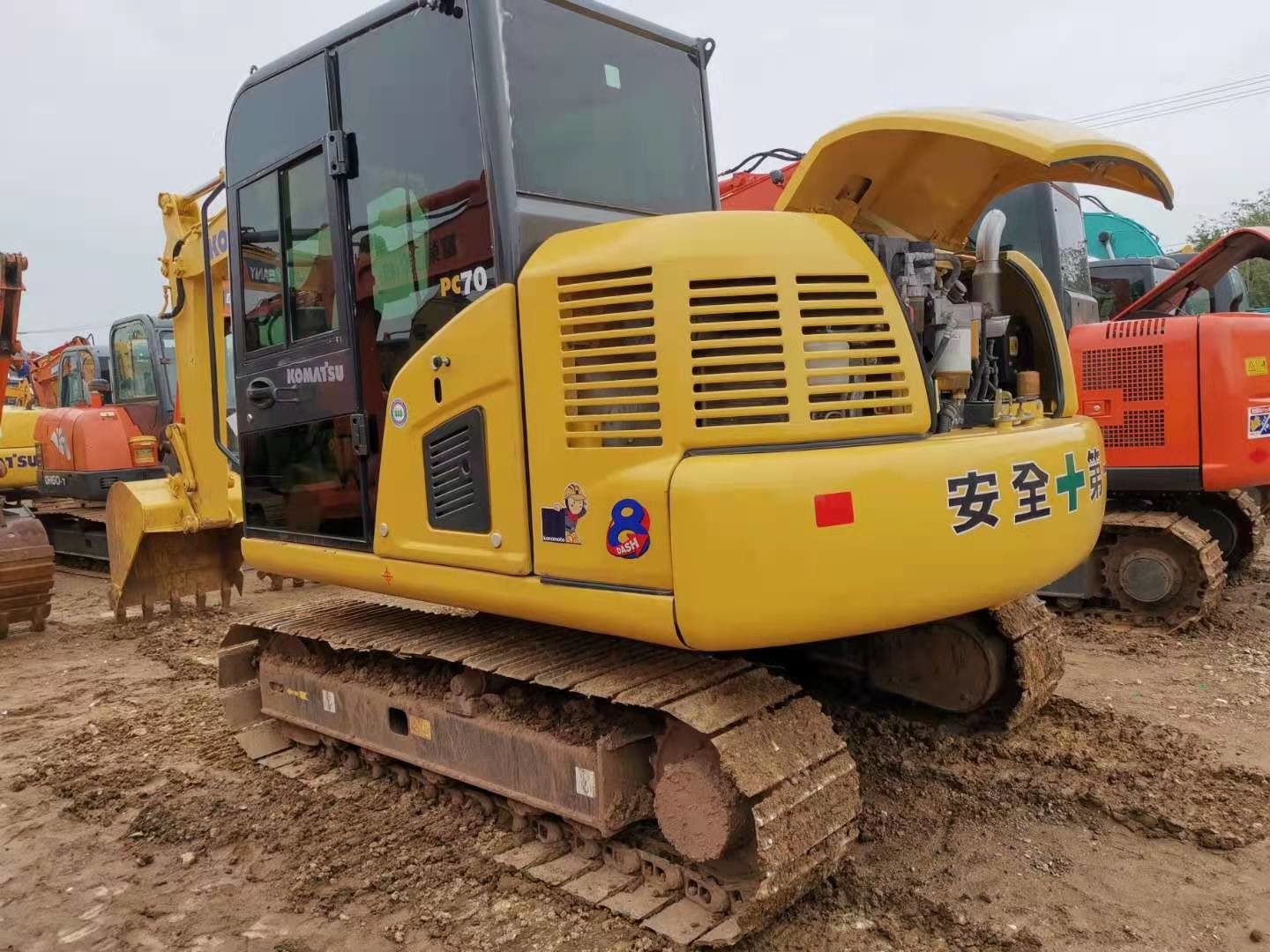 5160kg PC55MR 0.2M3 Used Komatsu Mini Excavator