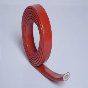 Wholesale Fireproof Silicone Rubber Fiberglass Sleeving Heat Resistant Sleeve from china suppliers