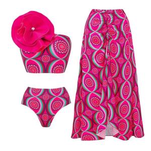 Wholesale Padded Bikini Set for Women Stylish Three Piece Swimwear Perfect for Summer Fun from china suppliers