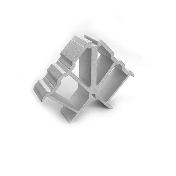 Hotel Aluminium Windows And Doors Hardware OEM 45 Degree Angle Corner Silver
